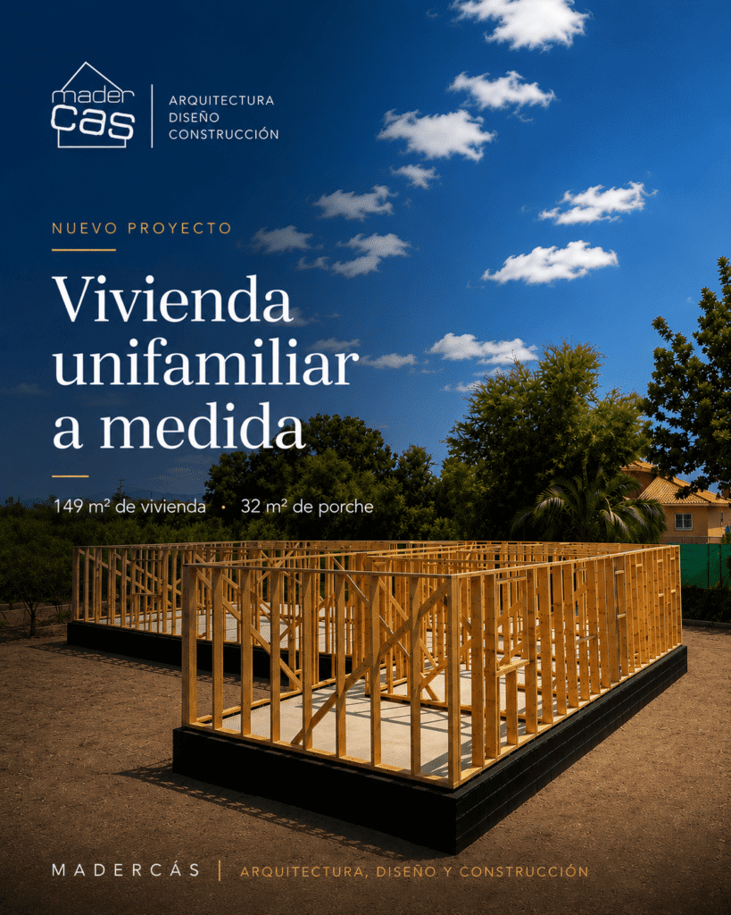 Nueva vivienda unifamiliar 149 m² más 32 m² de porche